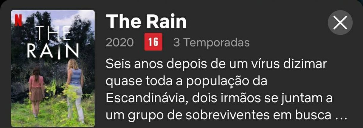 Serie The Rain | Netflix 