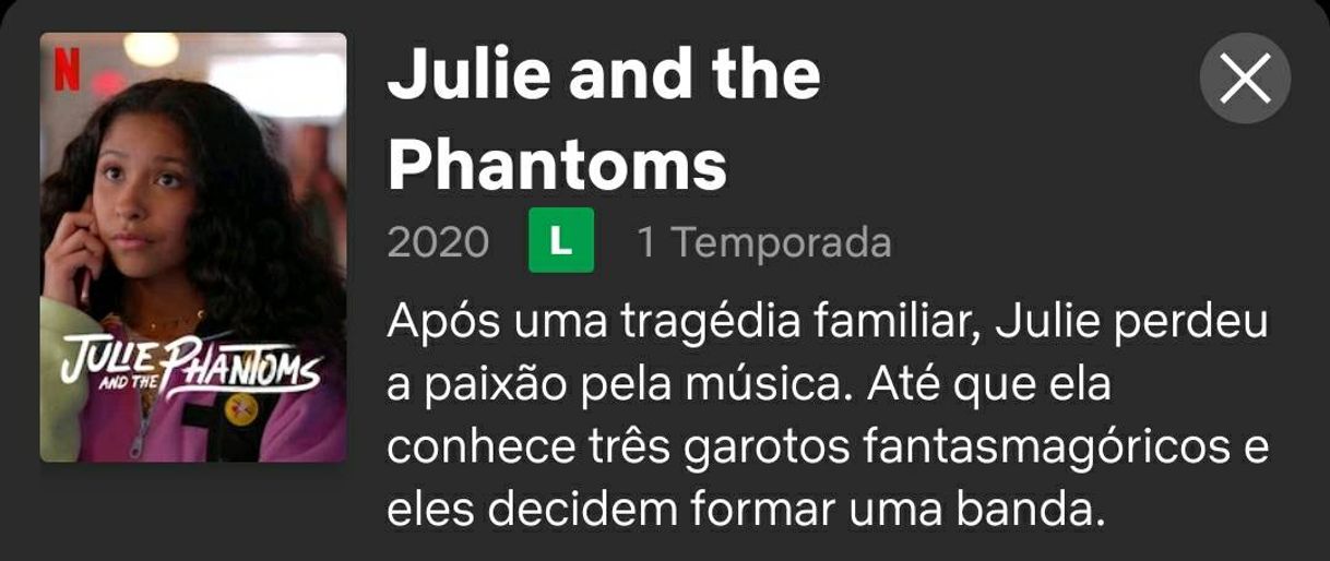 Serie Julie And The Phantoms |NETFLIX  