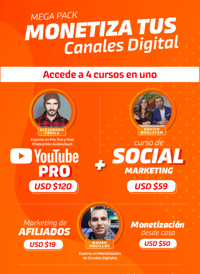 Social Mega Pack Monetiza tus Canales Digitales