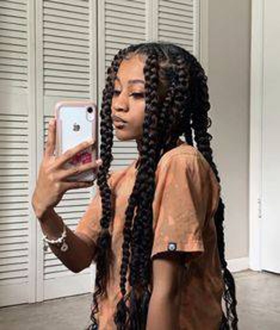 Moda Box Braids mais grossas🦋