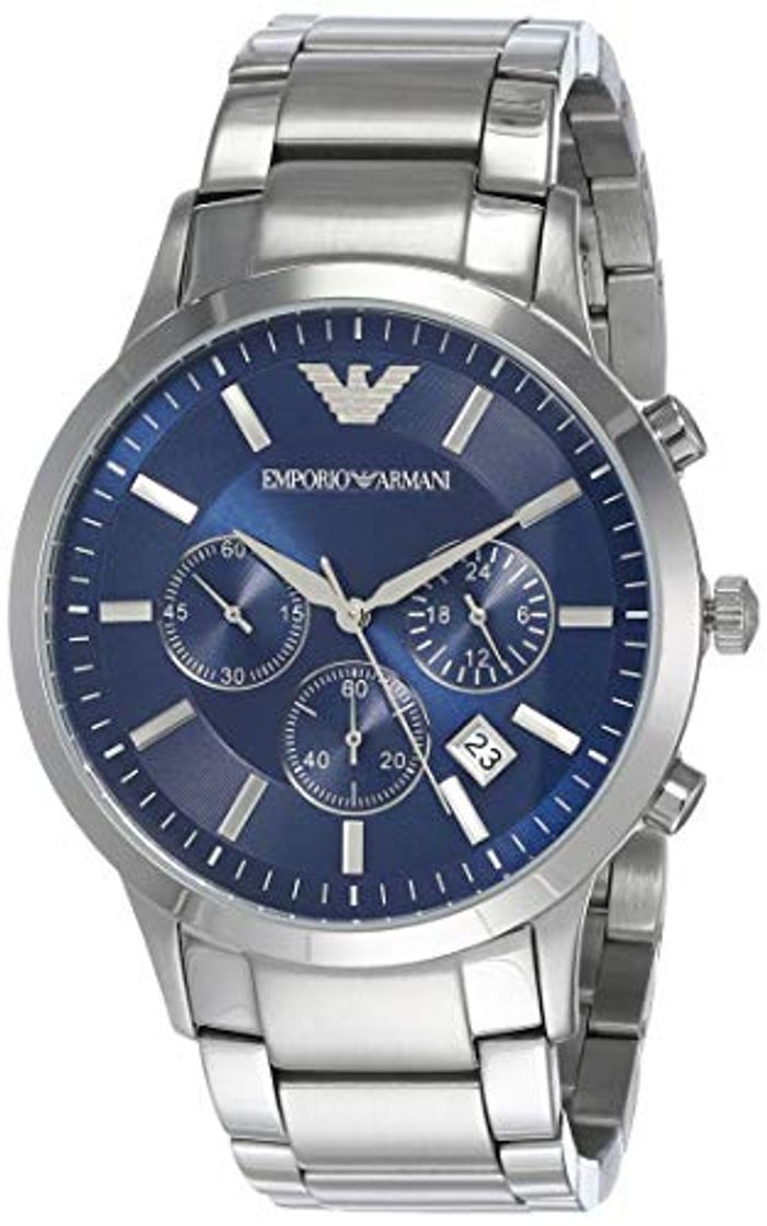 Moda Emporio Armani Reloj Analógico para Hombre de Cuarzo con Correa en Acero