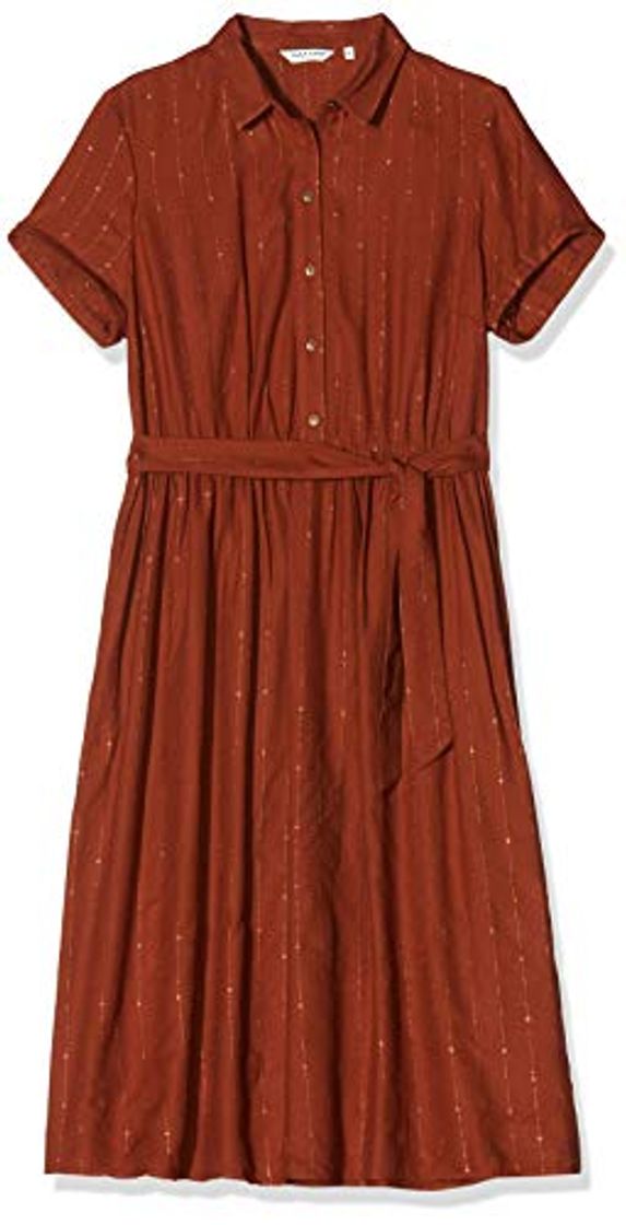 Fashion Naf Naf MENR40 Vestido, Rouge