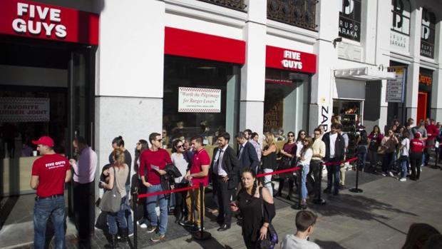 Restaurantes Five Guys - Gran Vía