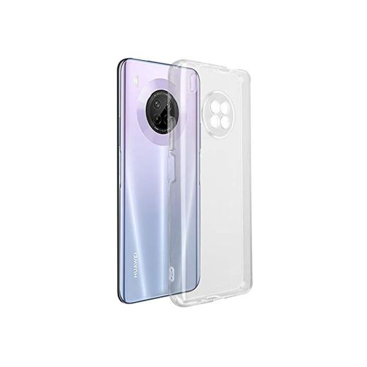 ROVLAK Funda para Huawei Y9a Silicona Case Transparente Clear Cover Ultra Delgada