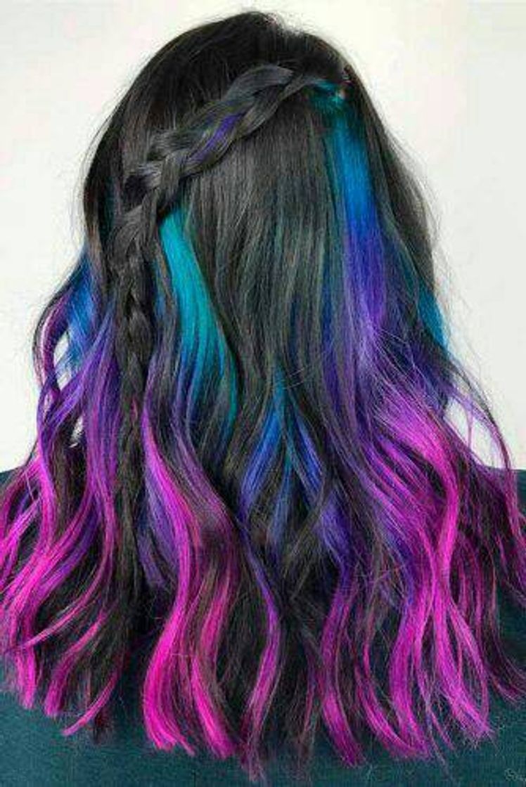 Social Cabelo colorido 