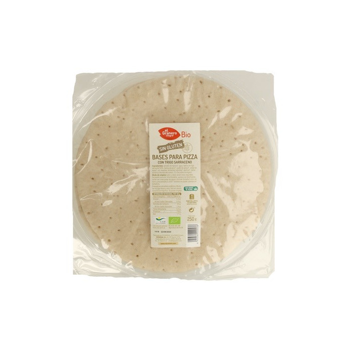 Producto Bases para pizza con trigo sarraceno Bio 250 g de El Granero