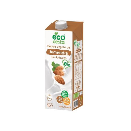 bebida vegetal de almendras bio envase ECOCESTA