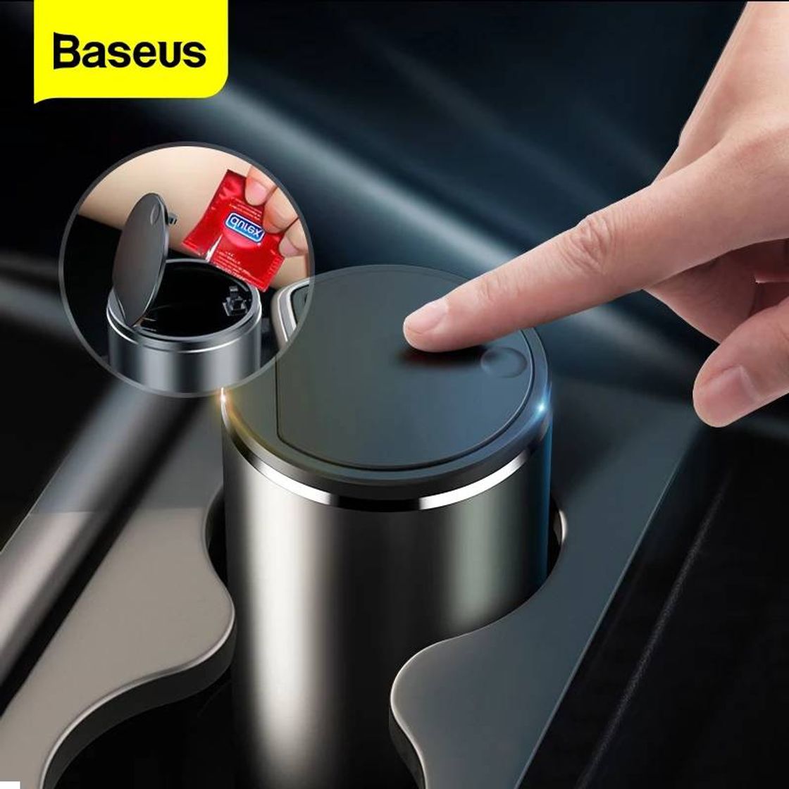 Social Cubo de basura para Coche