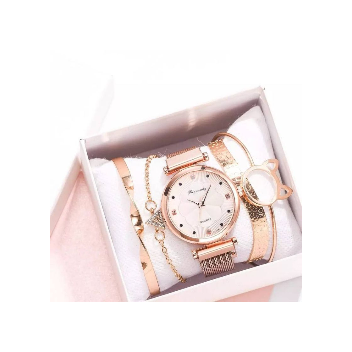 Social Set de Reloj y Pulseras