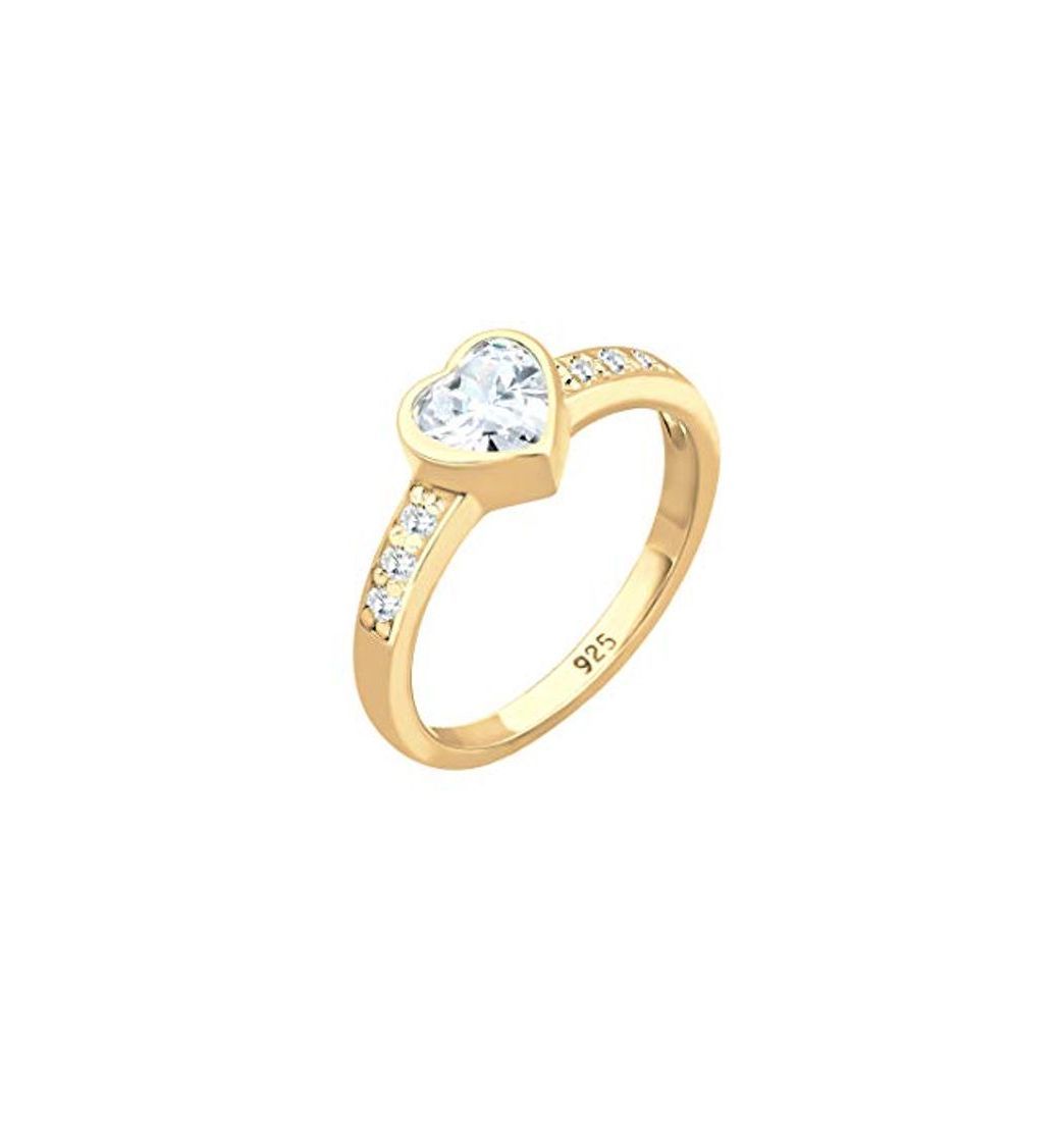 Social Elli Anillos para mujer con símbolo de corazón