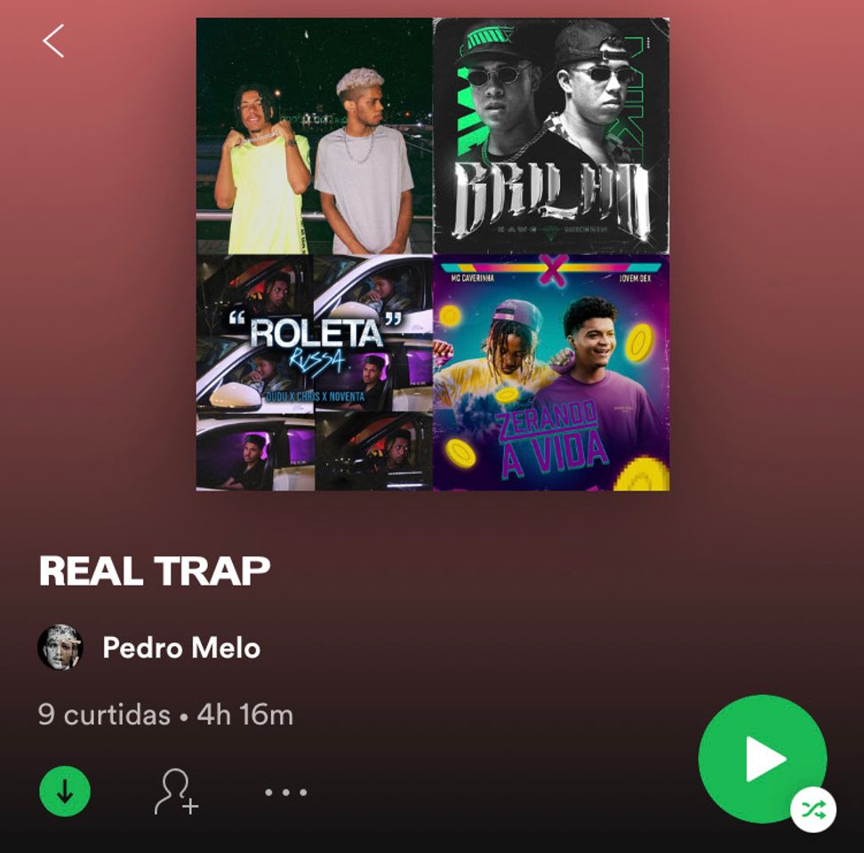 PLAYLIST DE TRAP BRASILEIRO NO SPOTIFY