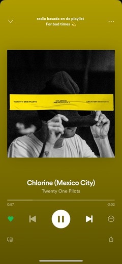 Chlorine (Mexico City) by Twenty One Pilots on Spotify