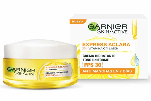 Garnier Skin Naturals Face Garnier skin active express aclara crema ...