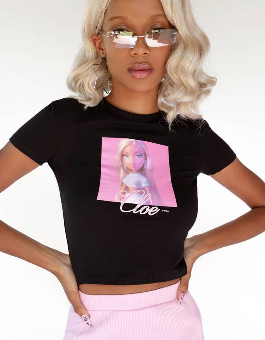 Fashion Camiseta cropped Bratz