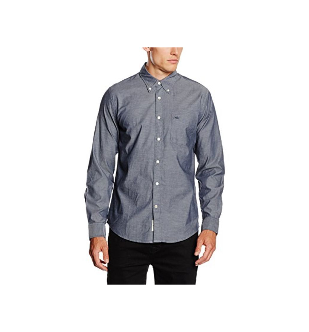 Productos Dockers WEATHERED OXFORD SHIRT - LS, Camisa Hombre, Azul