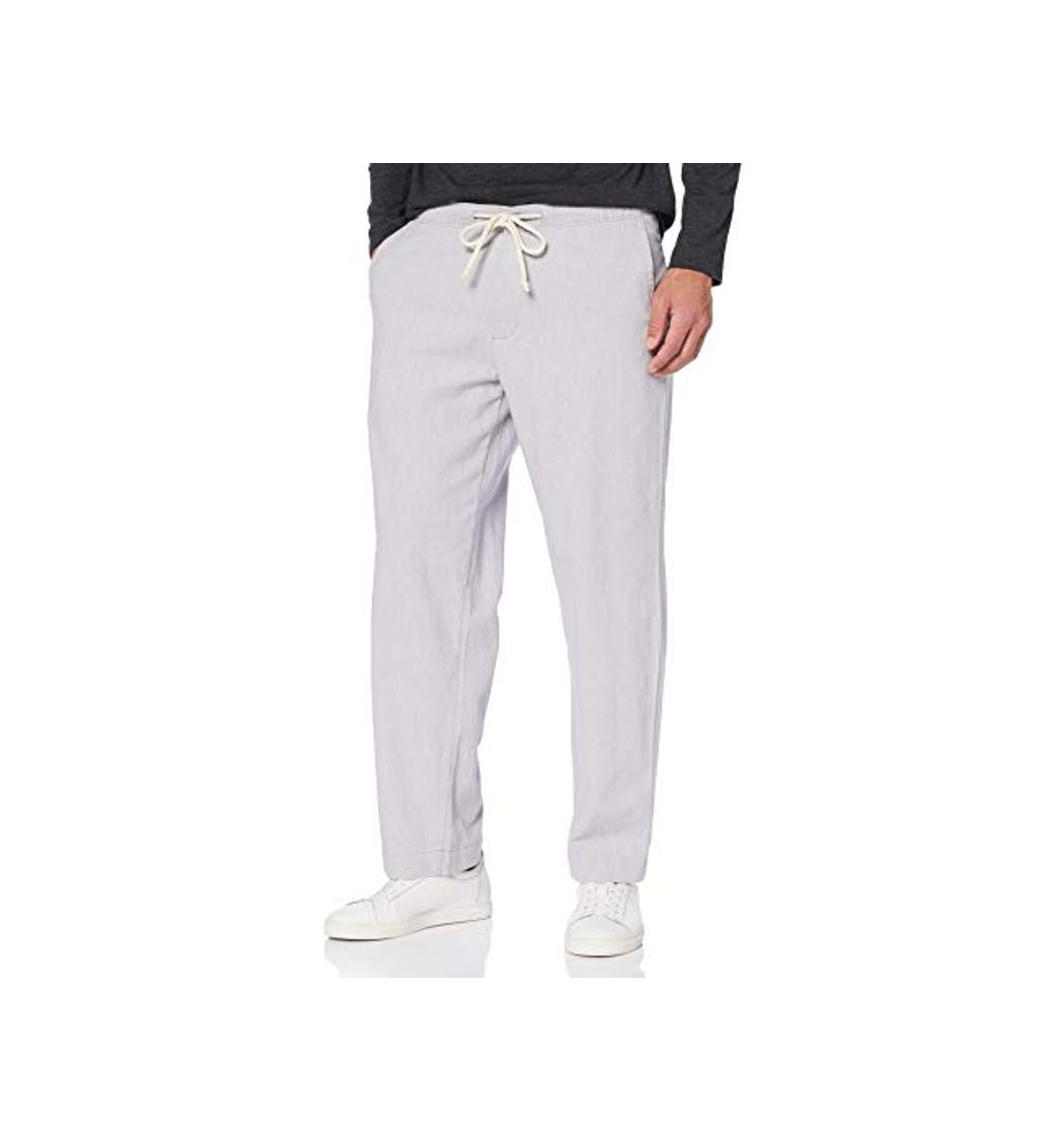 Productos dockers Alpha Khaki Straight-Linen Remix Pantalones, Gris