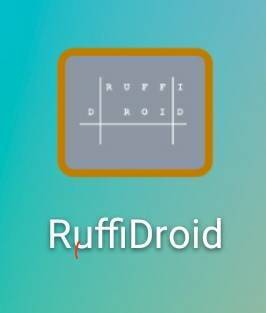 Aplicaciones RuffiDroid 