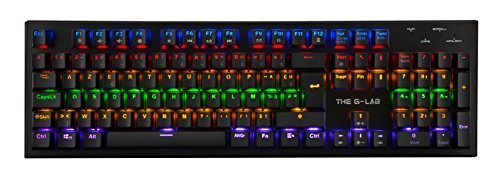 Product THE G-LAB - Keyz CARBON V2 - Teclado Mecánico Gamer QWERTY- Incluye