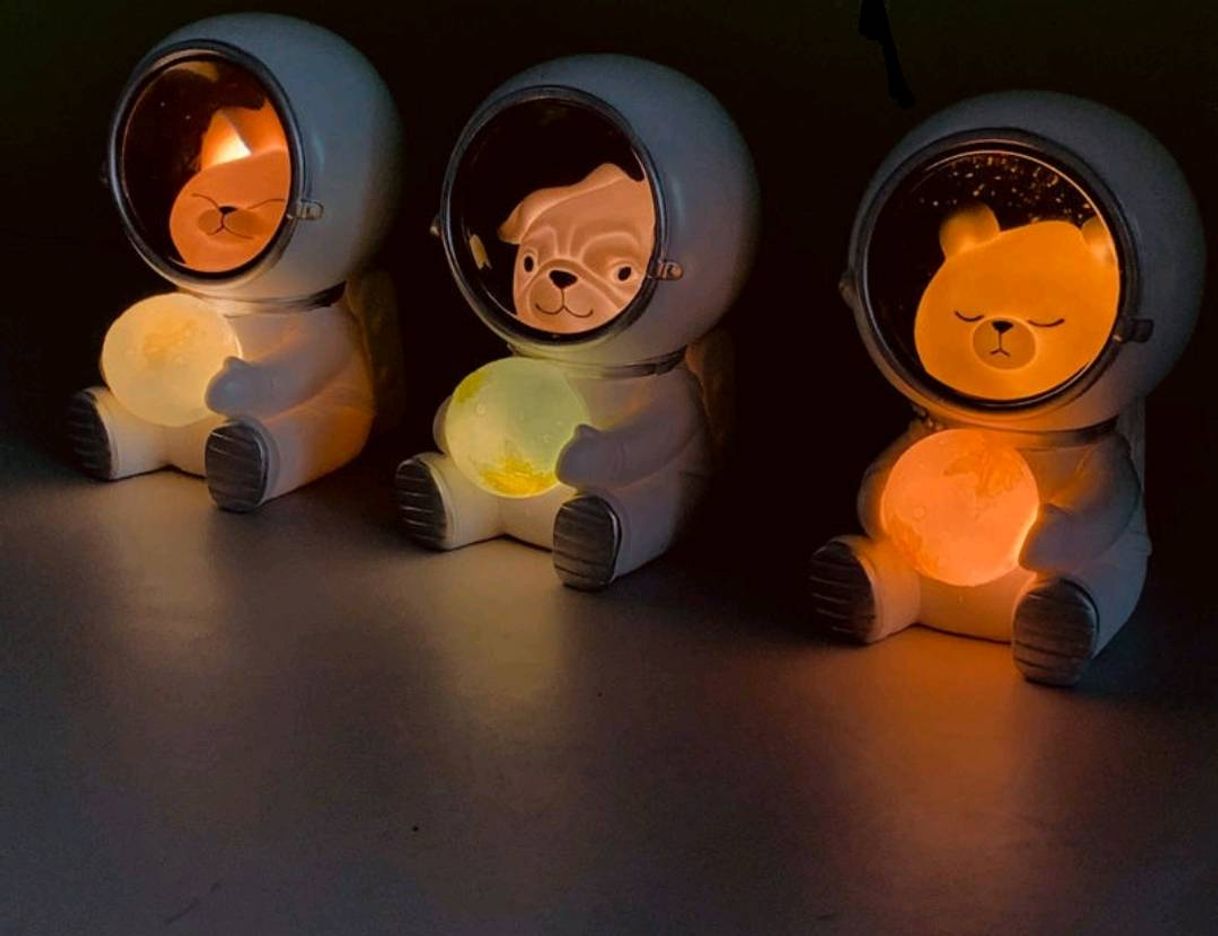 Product Luminária Pets Astronauta Lua