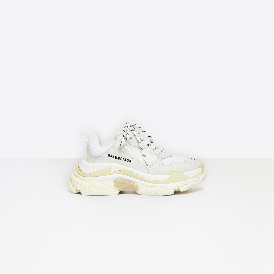 Moda Triple S Trainers White for Women | Balenciaga