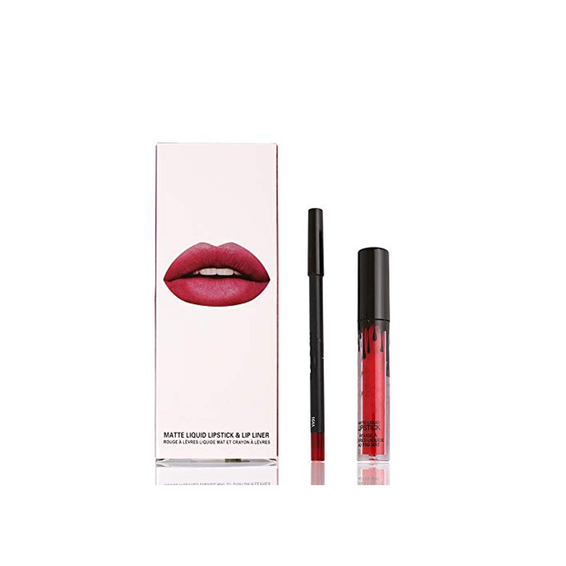 Social Beito 1PC mate atractivo del lápiz labial y dura más tiempo Líquido