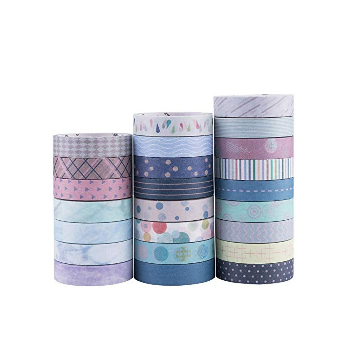 Home Yubbaex Washi Tape Set cinta adhesiva decorativa Washi Glitter Adhesivo de Cinta