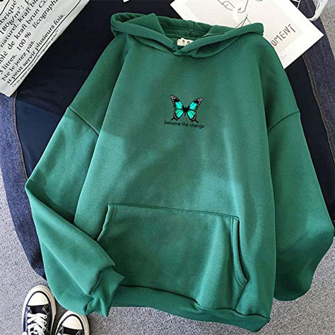 Hoodie Suéter Winter Oversized Hoodies Women Sweatshirts Harajuku Butterfly Print Hooded Aesthetic Hoodie Ladies Hoody Streetwear XL 2