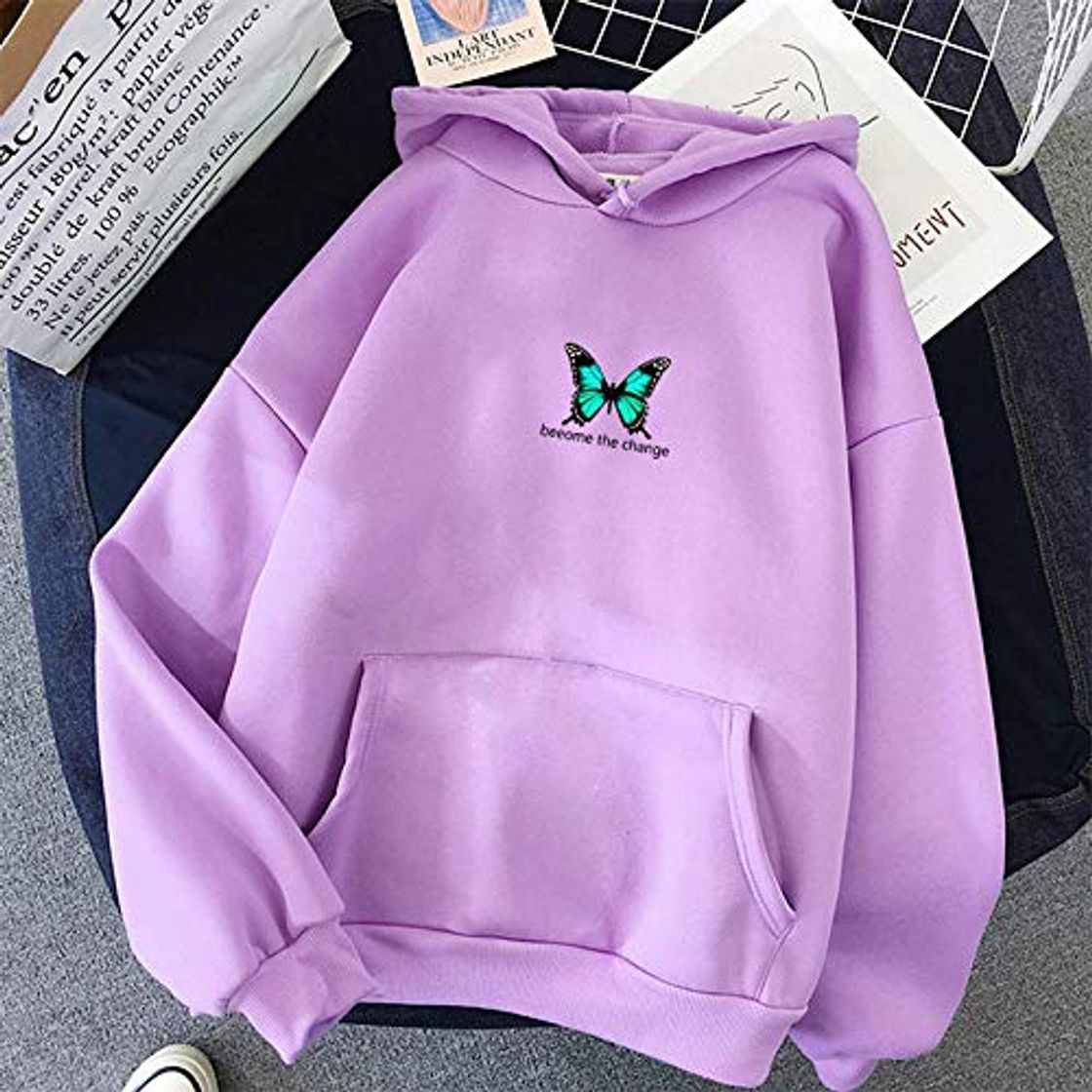 Fashion Hoodie Suéter Winter Oversized Hoodies Women Sweatshirts Harajuku Butterfly Print Hooded Aesthetic Hoodie Ladies Hoody Streetwear M 7