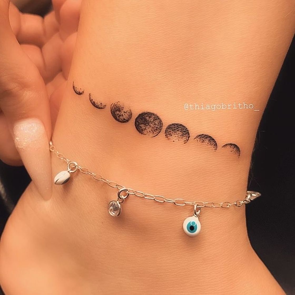 Moda Tattoo fases da lua