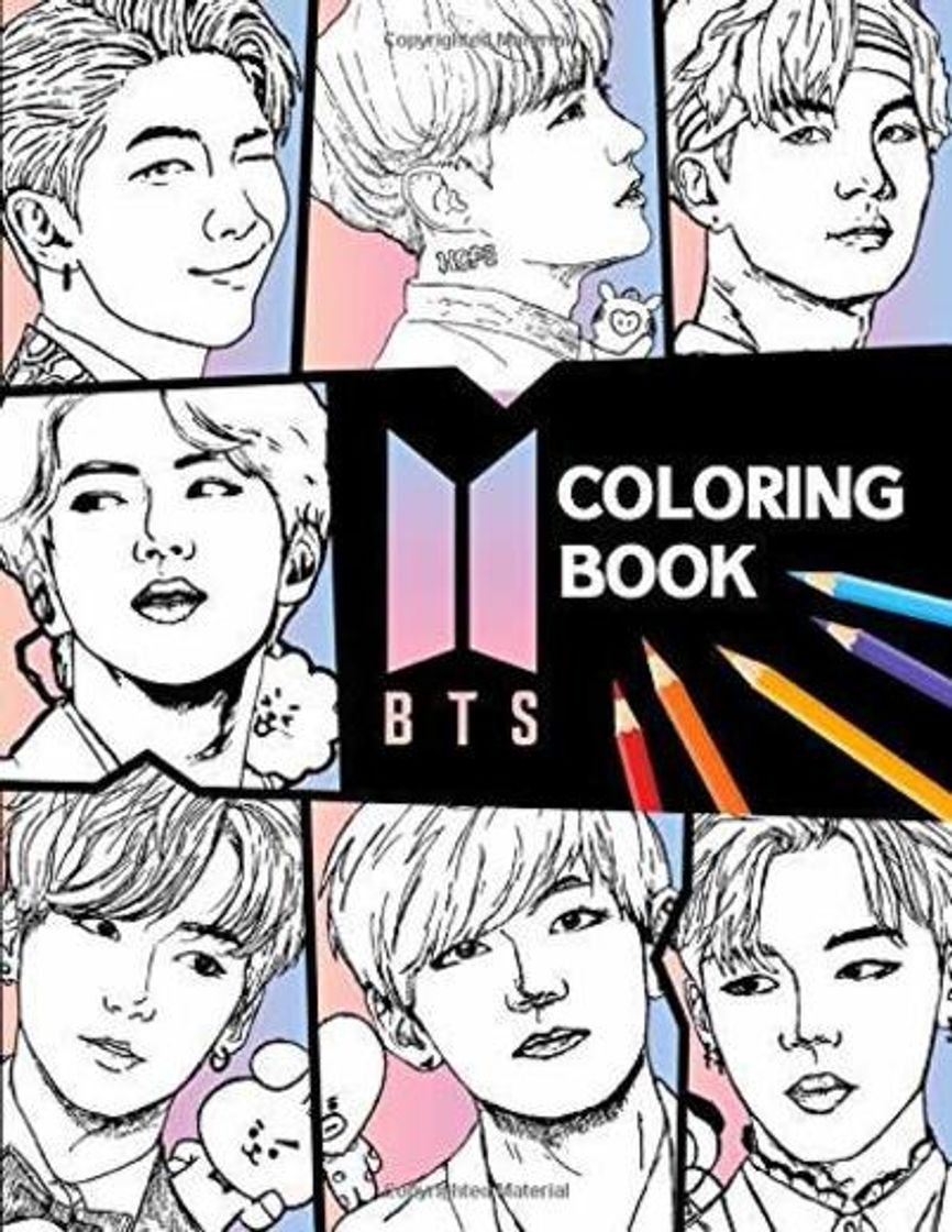 Libros BTS Coloring Book