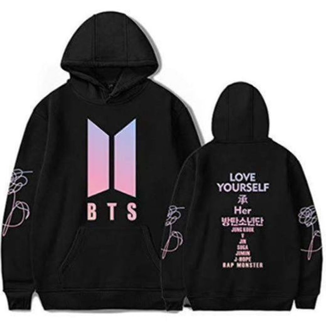 Social LVTIAN Unisex KPOP BTS Love a ti Mismo su Sudadera con Capucha,
