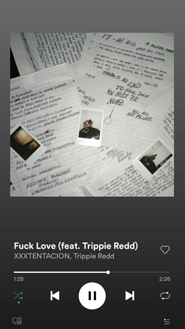 Moda Fuck Love (feat. Trippie Redd)
XXXTENTACION, Trippie Redd 