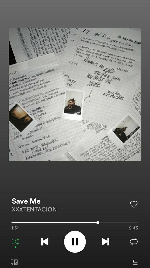 Moda Save Me
XXXTENTACION