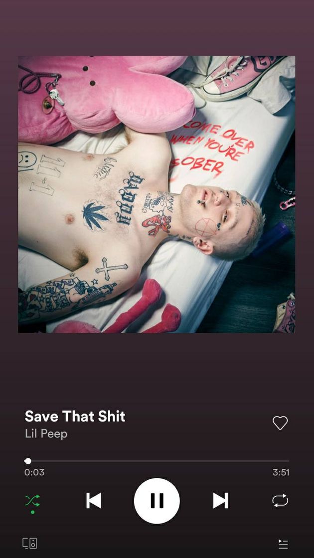 Moda Save Tath Shit
Lil Peep 