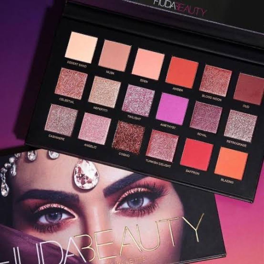 Moda Huda Beauty Desert Dusk Eyeshadow Palette 