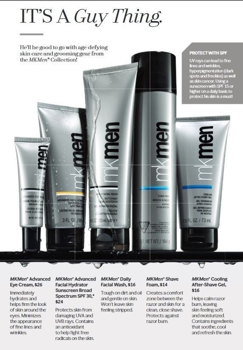 Moda Mary kay men