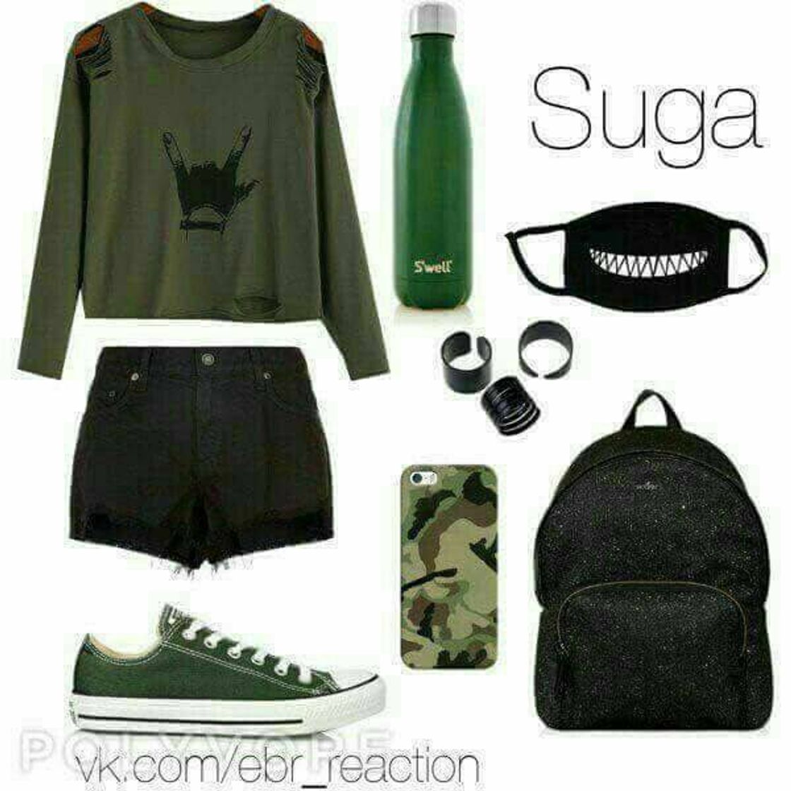 Fashion Esse look é inspirado no estilo do Suga(bts)