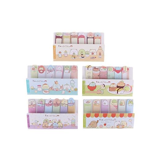 zrshygs Sticky Note Flags Kawaii Stationery Memo Pad Bookmark Creative Cute Animal Sticky Notes School Supplies Paper Sticker