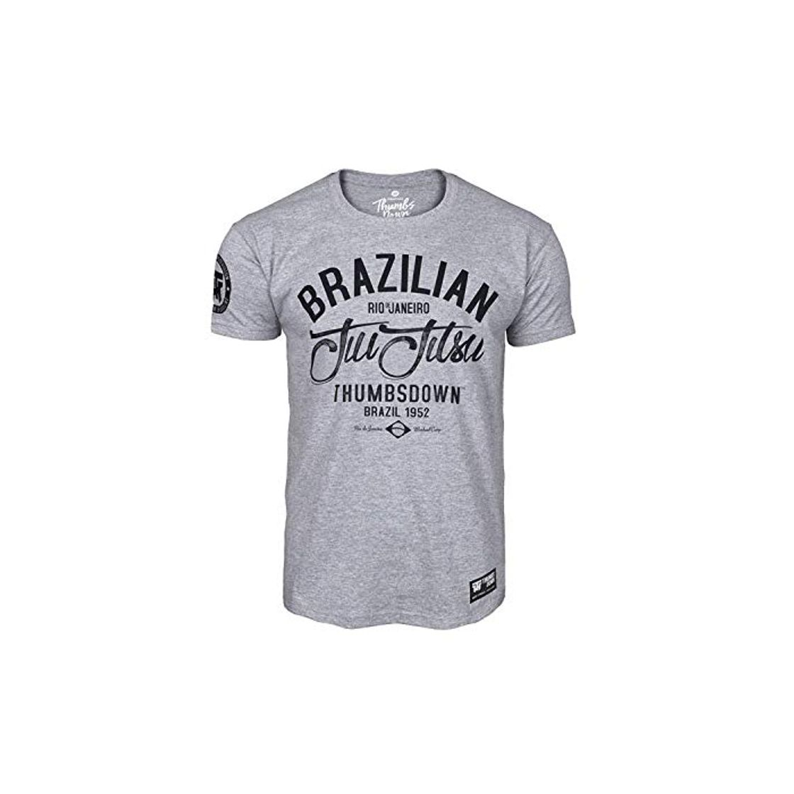 Fashion Thumbs Down JIU-Jitsu BRASILEÑO Camiseta Rio Des Janeiro. MMA. Gimnasio Entrenamiento. Marcial