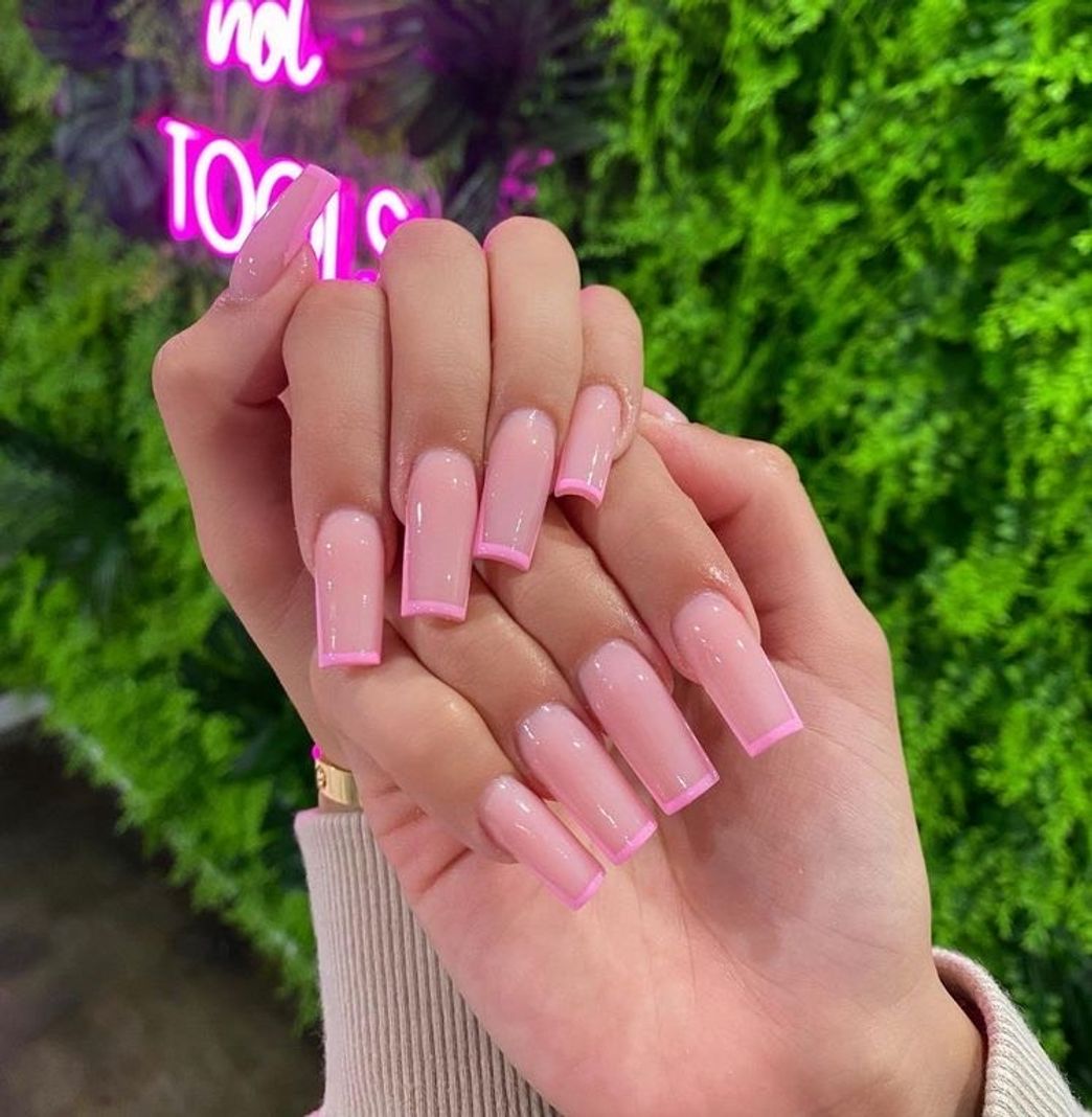 Moda Nails girl pink🌈💖