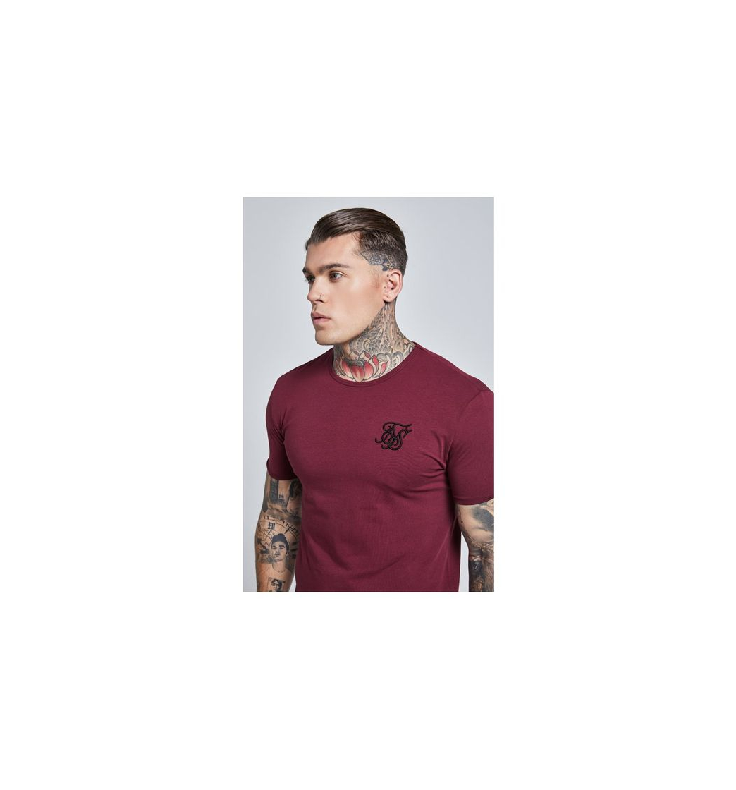 Fashion SikSilk Short Sleeve Gym Tee 