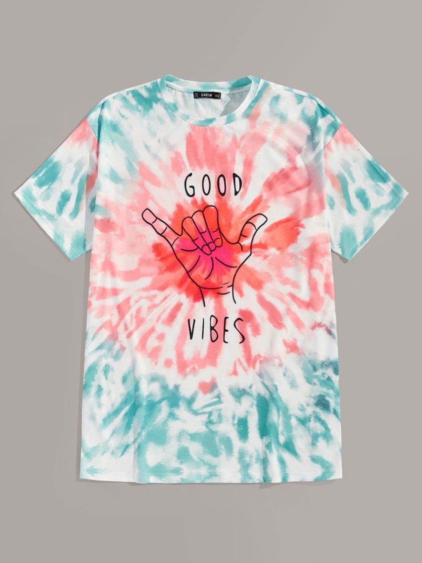Social Camiseta De Hombres Con Estampado De Letra 