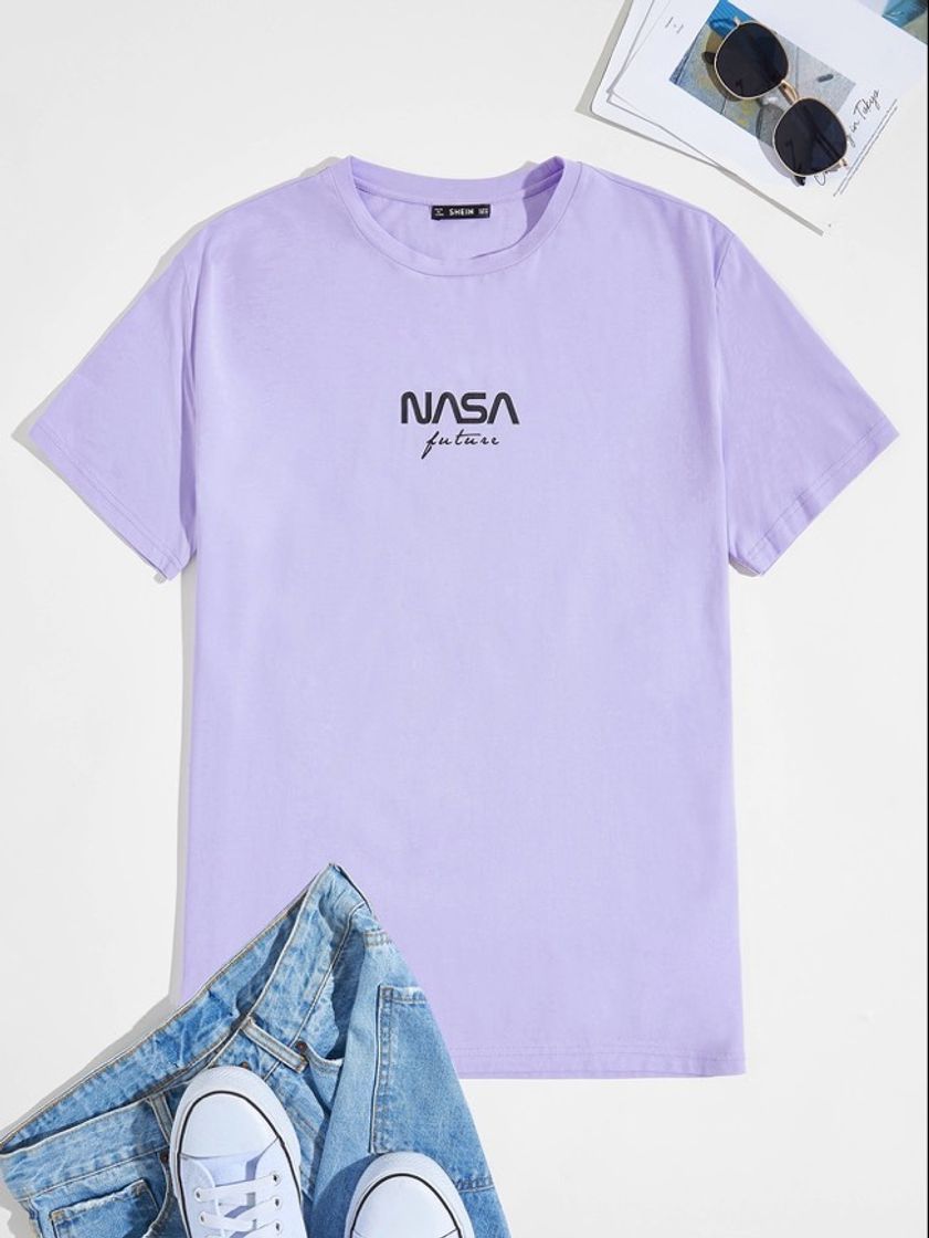 Social Tops de hombres Galaxia Morado Violeta Preppy 