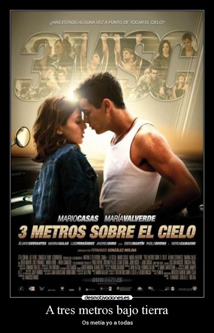 Movie 3 metros bajo tierra