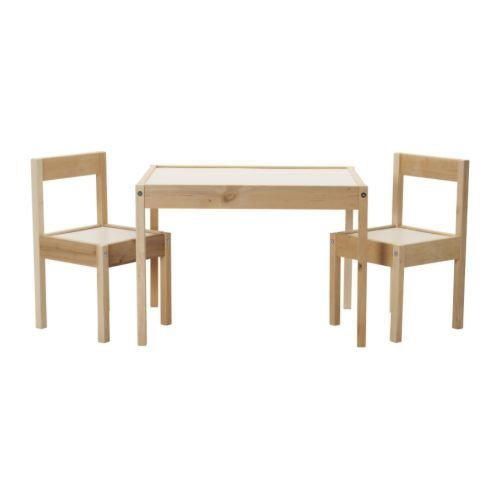IKEA LÄTT Mesa para niños con 2 sillas