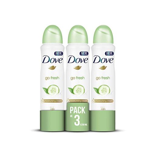 Dove Go Fresh Desodorante Antitranspirante Aerosol para Piel Sensible Té Verde y