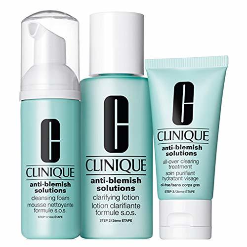 Beauty Clinique Sistema 3 Pasos Para Pieles con Granos