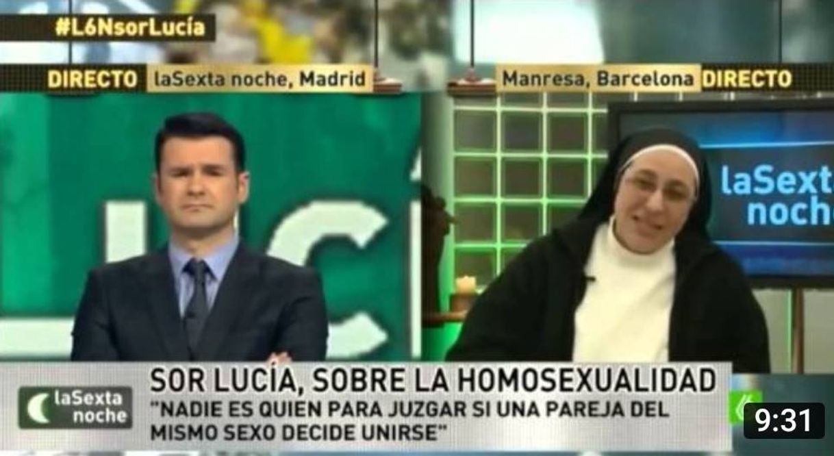 Fashion Sor Lucia opina sobre la Homosexualidad - YouTube