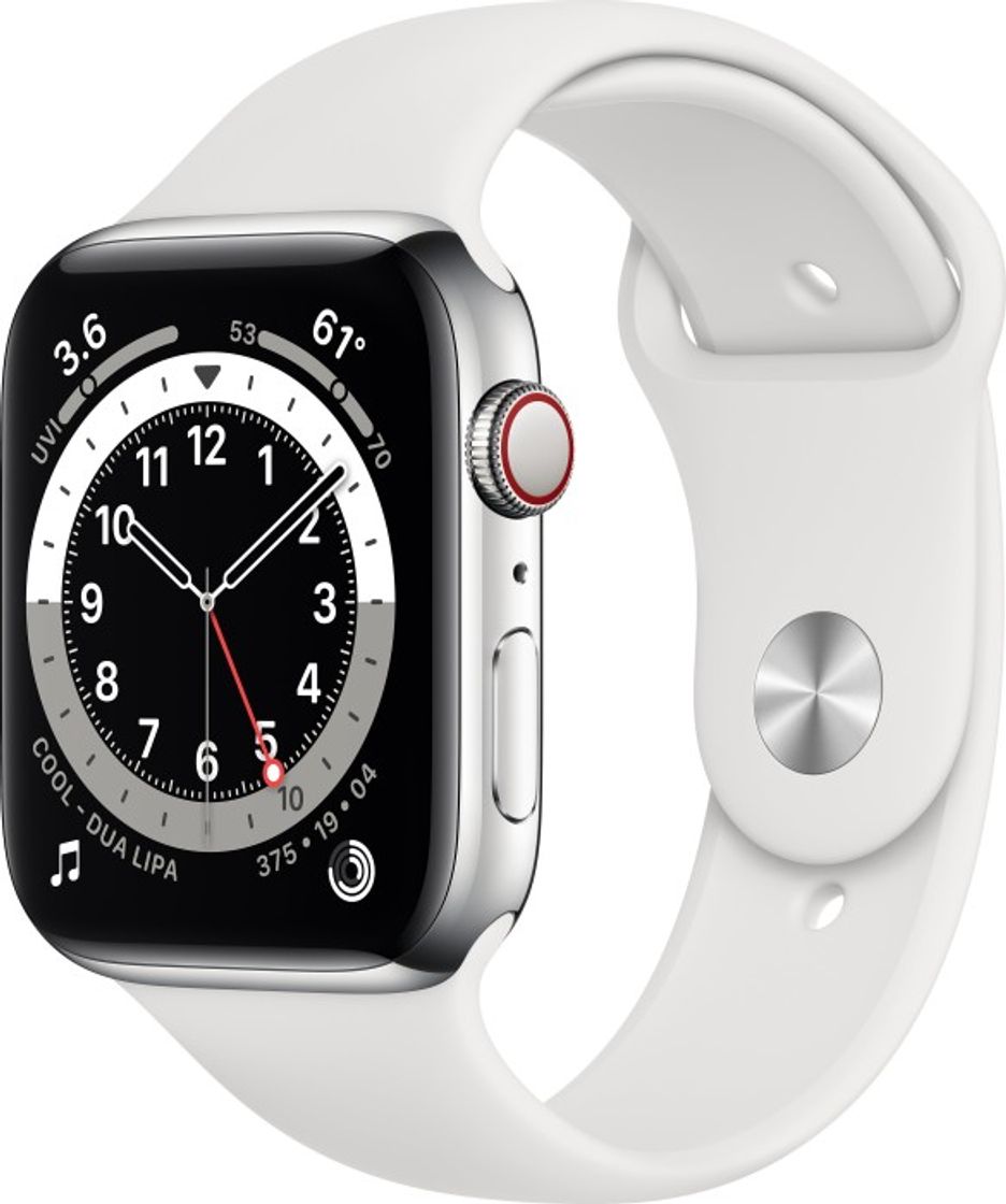 Product Apple Watch Series 6 44mm Silver Prata GPS M02D3LL