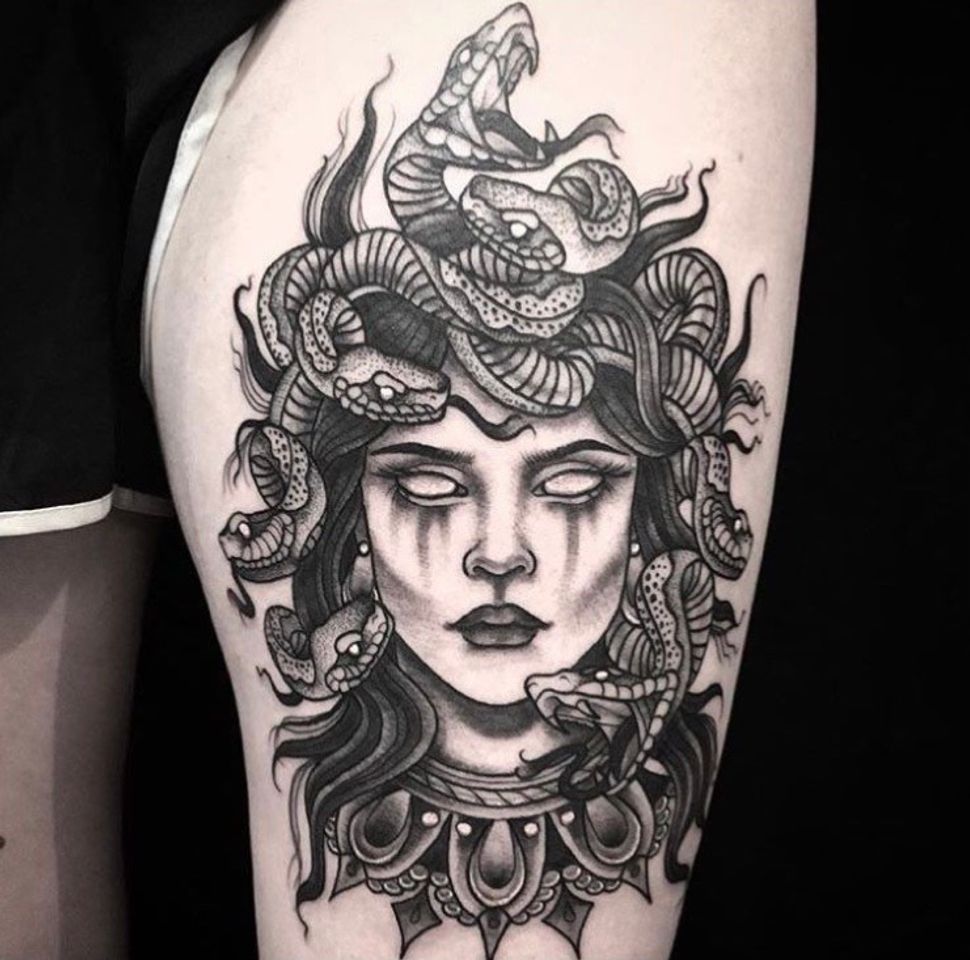 Fashion Medusa Tattoo